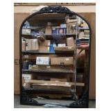 36 Inch Arched Metal Framed Mirror