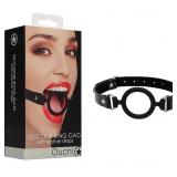 Silicone Ring Gag with Leather Strap