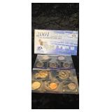 2001 United States Mint Uncirculated Coin Set