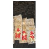 Lot of 8 Christmas Decorative Wine Bottle Covers