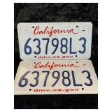 California License Plates
