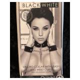 Velcro Collar with Leash and Wrist Cuffs