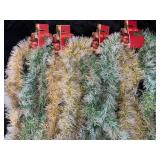 Holiday Garland Gold/White & Green/White