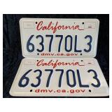 California License Plates