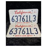 California License Plates