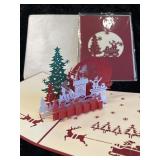 Pop Up Christmas Cards (Set of 5)