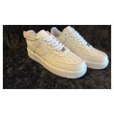 Nike Air Force 1 White Sneakers Mens Size 8