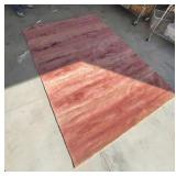 Handmade Pink Marble Rug 5-1/2 x 8 ft
