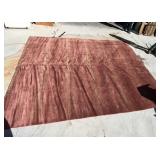 Handmade Red/Pink Marble Rug 10 x 13 ft