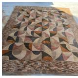 Handmade Geometric 8 x 10 ft Rug