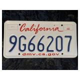 California License Plate