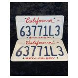 California License Plates