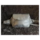 Black Leather Fanny Pack