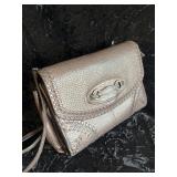 Brighton Vintage Leather Bifold Crossbody