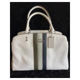 Coach Lillie Carryall with Varsity Stripe Handbag