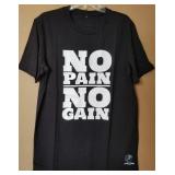 Menï¿½s No Pain No Gain Athletic T-Shirt Medium 2XL