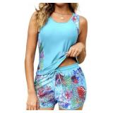 Takin Swimsuit for Women Two Piece Athletic, Small