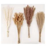 Lot of 6 Dried Pampas Grass Decor 100Pcs
