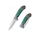 Tribal Green Pocket Knife