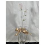 Forever Pink Glass Rose