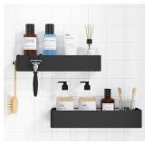 Kitsure Shower Caddy, Black, Bathroom Appliance