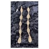 Gold Tone Dangling Earrings