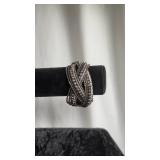 Vintage Twisted Beaded Boho Cuff Bangle Bracelet