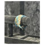Beaded Wired Infinity Bracelet