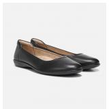 Naturalizer Women's Black Leather Flats Size 11