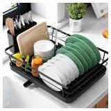 Black Stainless Steel Dish Drying Rack