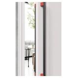 Black and Red Front Door Handle