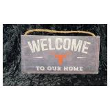 Texas Longhorns Welcome Sign