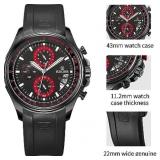 Menï¿½s Sports Black Quartz Watch