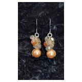 Faux Pearl Vintage Earrings