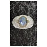 Western Style Silver Toned Belt Buckle