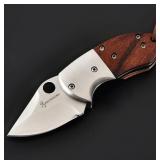 Stainless Steel Wood Pocket Knife