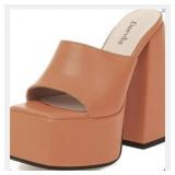 Chunky Platform Heels Size 9