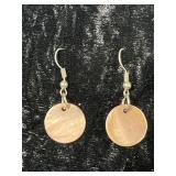 Iridescent Dangle Earrings, Preowned