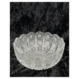 Brilliant-style Cut Crystal Bowl