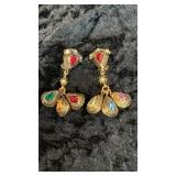 Vintage Style Clip On Earrings