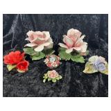 Vintage Porcelain Floral Capodimonte & More