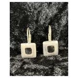 Black Rhinestones Earrings