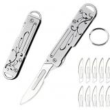 Slim Folding Pocket Knife with Replacement Blades
