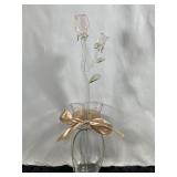 Forever Pink Glass Rose