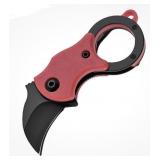 Eagle Claw Knife Mini Pocket Knife Blade, Red