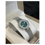 Green Sunburst Dial Womenï¿½s Watch