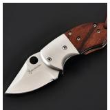 Stainless Steel Wood Pocket Knife
