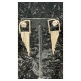 Vintage Navajo Sterling Silver Earrings