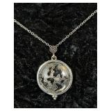 Vintage Aroma Therapy Diffuser Necklace