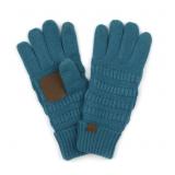 C.C Winter Cellphone Finger Tip Gloves Green